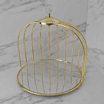 Suport decorativ candybar – Colivie 1 etaj – metal & oglindă