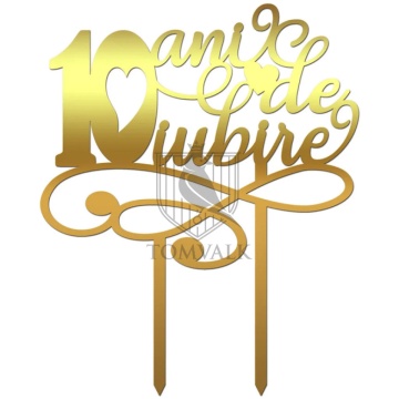 Topper tort "... ani de iubire"