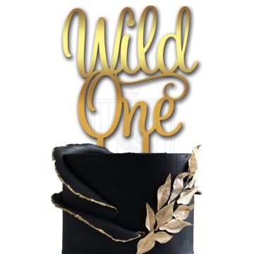 Topper tort aniversar „Wild One” – Decor perfect pentru prima zi de naștere