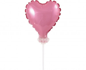 Topper tort balon Roz- Inima - Img 1