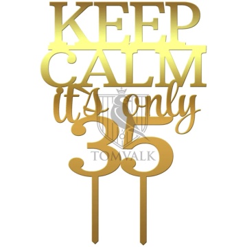 Topper tort "Keep Calm" 2