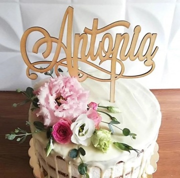 Topper tort "Nume" ALv