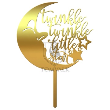 Topper tort "Twinkle, twinkle, little star" L