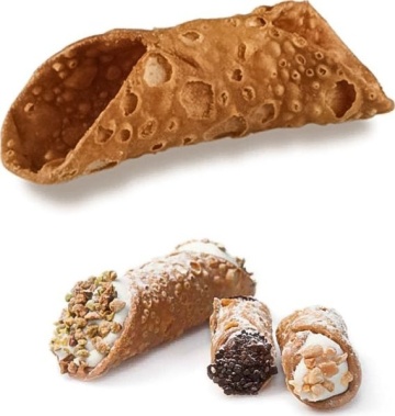 Cannoli siciliani mignon (canoli lung.70 mm) – cut. 2,5 Kg - Orma Italia