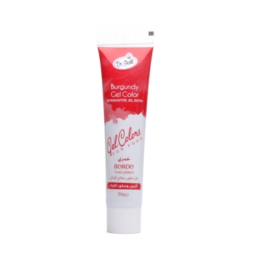 Colorant alimentar gel Dr.Gusto - ROSU BORDO - 50g