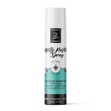 Colorant alimentar spray mat – Turcoaz – 250 ml – Via delle Arti