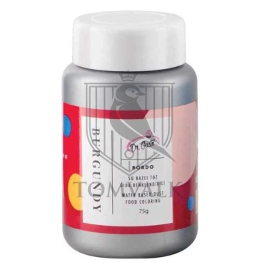 Colorant pudra hidrosolubil - Dr. Gusto - 75 g - ROSU BORDO
