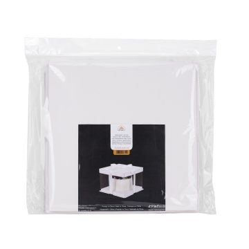 Cutie transparentă pentru tort Dharst – 33,5 x 33,5 x 18(H) cm