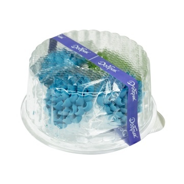 Decoratiuni comestibile din zahar - set Crizanteme - ALBASTRU
