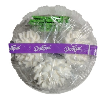 Decoratiuni comestibile din zahar - set  Crizanteme - ALB