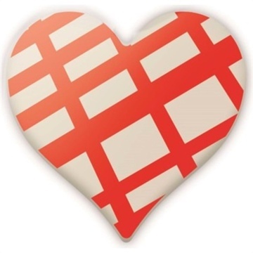 Decoratiuni din ciocolata - Inima 8854 - cutie 288 buc