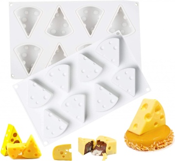 Forma de silicon Cheese cu 8 cavitati