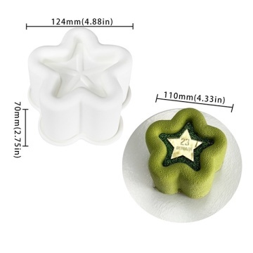 Formă din silicon - Bento Cake - Star – Ø12,4 × 7 cm