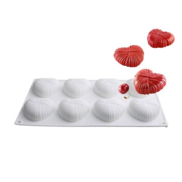 Forma Silicon Wrapped Hearts, 6 cavitati
