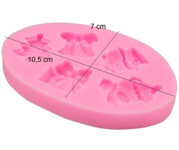 Matrita din silicon -Craciun 5 figurine