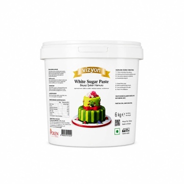 Pastă de Zahăr Albă pentru Acoperire și Modelaj – 6 kg – Vizyon