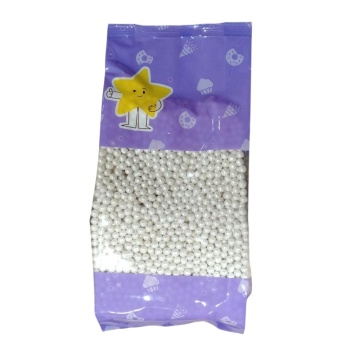 Perle din Orez Expandat 2 mm - ALB SIDEFAT - 0,5 kg, Dobryk
