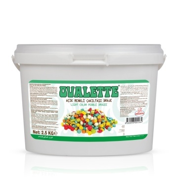 Pietricele Decorative din Ciocolată Colorate Light – 2,5 kg – Ovalette