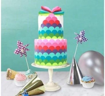 Set 3 decupatoare fondant - Solzi de peste
