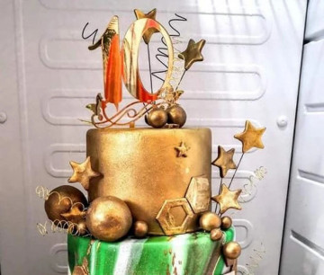 Topper pentru tort cifra 