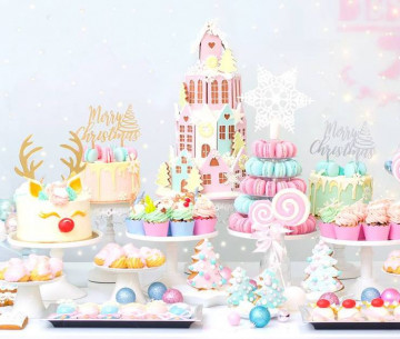 Topper pentru tort "Cornite ren"