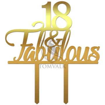 Topper tort personalizabil – Fabulous VII