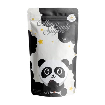 Zahar pentru vata pe bat - Negru - Aroma de Cola - Dharst - 0,3 kg
