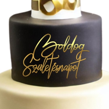 Cake topper "Boldog születésnapot" NBy