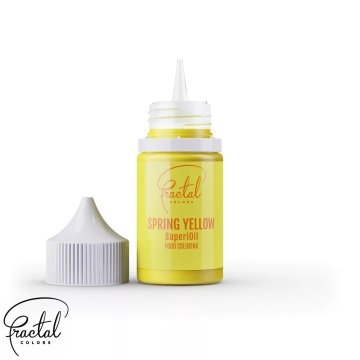 Colorant alimentar lichid liposolubil - Galben (Spring Yellow) - 30 gr. - Fractal Colors