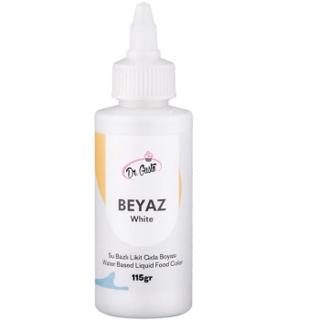 Colorant alimentar lichid pe baza de apa - Dr. Gusto - ALB - 115 gr