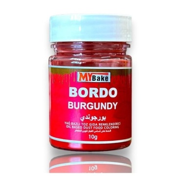 Colorant alimentar liposolubil - pudra - BORDO - MyBake - 10 gr