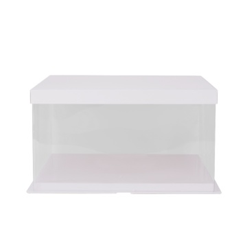 Cutie transparentă pentru tort Dharst – 33,5 x 33,5 x 18(H) cm