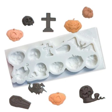 Forma de silicon cu 10 alveole - Halloween - T13217