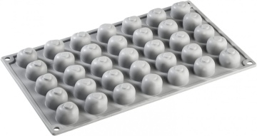 Forma de silicon pentru bomboane - Cirese  - 35 alveole