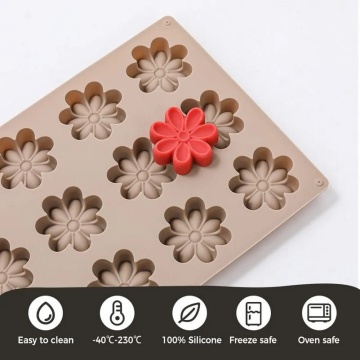 Formă din silicon – Flori – T14167
