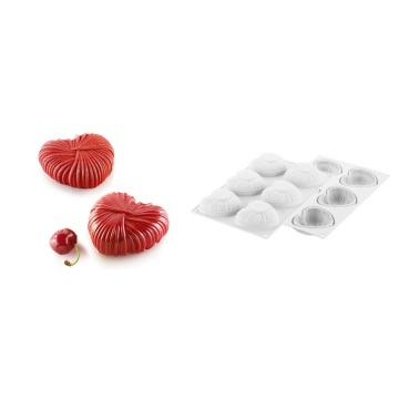 Forma Silicon Wrapped Hearts, 6 cavitati