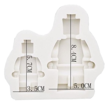 Matrita din silicon - 2 Robotei Lego