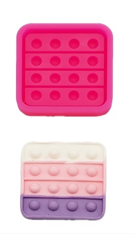 Matrita din silicon - Pop It - Patrat - Cesil