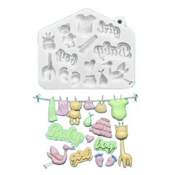 Mulaj din silicon Botez Baby Boy/Girl - T12133