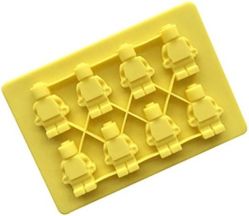 Mulaj din silicon - Robotei Lego cu 8 cavitati
