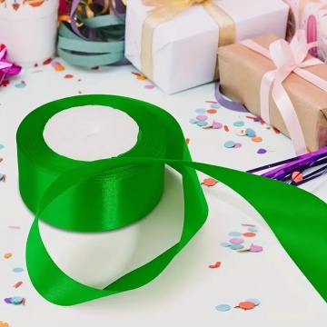 Panglica Satin - Verde - 2,5 cm x 22,5 m