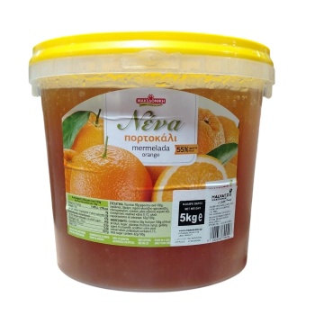 Pastă de Portocale Premium 55% Fruct 5 kg – Neva | Marmeladă Termostabilă pentru Cofetărie și Patiserie