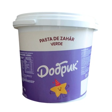 Pasta de zahar – VERDE – 1 kg – Dobryk