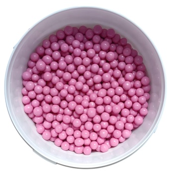 Perle din Orez Expandat 10 mm - ROZ INCHIS - 2,5 kg, Alba Chocolate