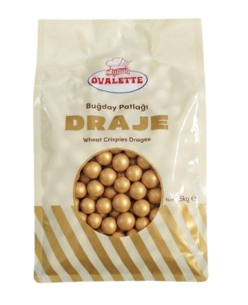 Perle din Orez Expandat 12 mm - AURIU - 1,5 kg, Ovalette
