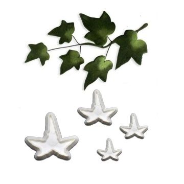 Set 4 decupatoare - Frunze - T05175