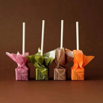 Set 50 betisoare acadele, lollipops, reutilizabile, termo-rezistente, Albe - 15 cm