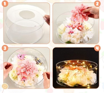 Set 3 etaje tort cilindrice - 15 cm, 20 cm si 25 cm