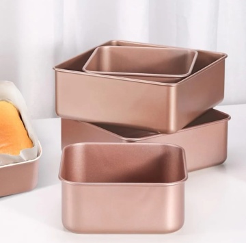 Tava Pătrată Non-Stick Rosegold pentru Copt – 17 cm - W77137