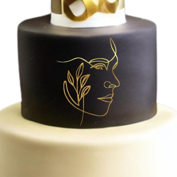 Topper lateral tort - Woman face silhouette IV